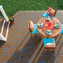 Great For Resurfacing Patio Projects in Herringbone