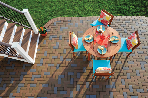 Great For Resurfacing Patio Projects in Herringbone