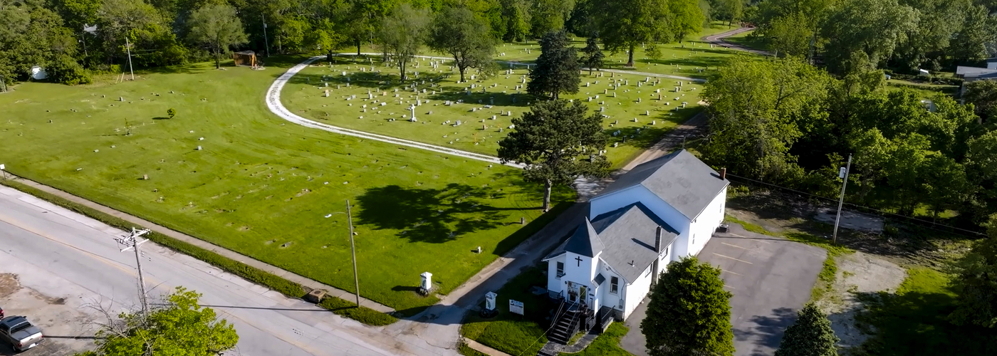 Greenwood Cemetery Aerial View