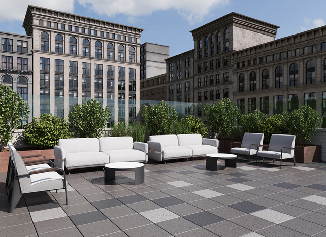 Rooftop Lounge in Stone Collection